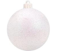 DZD Classic Glitter Baubles (Iridescent, 140mm x 3)