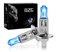 DZG - H1 Halogen Bulbs - 55W 5000K Super Bright White Headlight 12V Auto Lamps Fog Light DRL, 2 Pieces