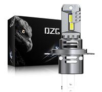 DZG H4 HS1 LED Headlight Bulbs 6000K White 12V High Low Beam Car Motorcycle Front Light, 1 Pc