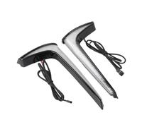DzgBUaqYh Motorcycle Front Fairing Light Indicator Run Turn Brake Lights Compatible With Indian Challenger Chieftain Pursuit(Black White)