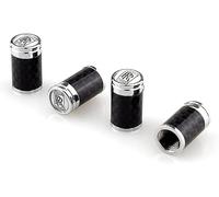 dzggs 4 Pcs Tyre Valve Caps for Rolls-Royce, with Logo Emblem Aluminum Tire Valve Caps Dustproof Car Tyre Wheel Stem Air Valve Cover, Car Accessories,B