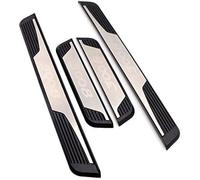 dzggs 4Pcs Car Door Sill Protector Strips for Peugeot 3008 GT II 2017-2021, Stainless Steel Door Sill Kick Plates Protector Strips Non-Slip Anti-Scratch Welcome Pedal