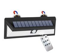DZGKGM Magnetic Solar RV Light with Motion Sensor, 118 LED Ultra Bright Exterior RV Light, 2400mAh Battery, Easy Install with 2 Strong Magnets, Waterproof Camper & Truck Outdoor Porch Lighting