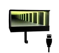 DZHCBNE 1PC Car KeyHolder for Wall, InfinityGarage Keychain Hanger, Creative Race Car KeyHooks Wall Mounted with LED Lights,Glowing Garages Keys Hook Rack for Entryway Office Home Apartment