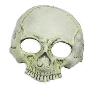 DZHCBNE 1PC Halloween Blood Pattern Half Face Skull Mask-s, PU Scary Half Face Skull Day Of The Dead Mask-s, Animal Head Masquerade Skeleton Mas-k, For Masquerade Party Supplies