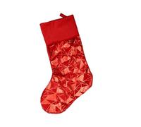 DZHCBNE 1PC Large Traditional Father Christmas Deluxe Santa Stocking, Velvet Plush Sacks,Christmas Stockings Santa Snowman XmasStocking, Hanging Christmass Stockings, ForXmas Party Gift Filler