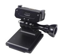 DZHCBNE Charging Base Foldable Tripod Mount 1/4inch Power Supply Bracket For Action 2 Motorcycle Helmets Holder