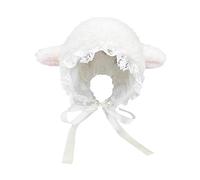 DZHCBNE Lamb Hat Cute Caps For Babies Adults Cosplay Party Picture Props Bucket Kid Cosplay Christmas Party Hats Cartoon Hats For Adults Kid