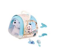 DZHCBNE Robot Dogs Realistic, Wuffy Robot Dog, Wuffy Robo-t Puppy, Interactive Walking Plush Robots Dog Toys with Touch Sensing, Voice Mimic, LifelikeSounds,Battery Powered Puppy