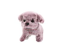 DZHCBNE Robot Dogs Realistic, Wuffy Robot Dog, Wuffy Robo-t Puppy, Interactive Walking Plush Robots Dog Toys with Touch Sensing, Voice Mimic, LifelikeSounds,Battery Powered Puppy