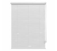 DZHTUF Aluminium Blinds For Windows And Doors, 50x180cm 80x110cm 150x130cm, 25mm Horizontal Slat Privacy Curtain, Metal Venetian Blinds, Interior Blackout Blinds, White,W×H-75x100cm/30x39in