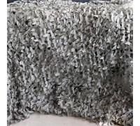 DZHTUF Blackout Camo Net,Professional Camouflage Netting,2x3m,3x5m,4x6m,Grey Bulk Roll Camouflage Net,Waterproof Camouflage Netting,Military Themed Party Decorations,Grey-4x9m/13.1x29.5ft