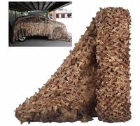 DZHTUF Camouflage Netting Desert,2x3m,3x4m,4x6m,6x10m,Sunscreen Nets,Hidden Camouflage Netting,Professional Camouflage Net,Pergola Shade Net,Car Cover,Desert-1.5x5m/4.9x16.4ft