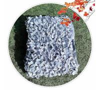 DZHTUF Grey Camouflage Net,1/2/3/4/5/6/7/8/9/10m,Camouflage Shade Net,Military Hunting Camouflage Netting,Professional Camo Netting,Custom Camouflage Net,Grey-1x5m/3.3x16.4ft