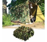 DZHTUF Professional Camo Netting,Reinforced Camouflage Netting,Jungle Shade Net,Concealed Camouflage Net,For Military Decoration,Hunting,Photography,Shooting,Car Cover,W×H-4x6m/13.1x19.7ft