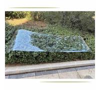 DZHTUF Transparent Acrylic Plastic Sheet, Polycarbonate Roofing Sheets, Glassfiber Sheet, UV-Resistant Waterproof Roof Panels, For Garden Greenhouse Fences Carport,W×L-1.2x4m