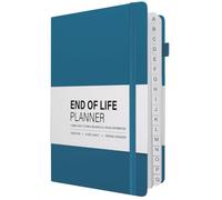 Dzhzal End of Life Diary, Final Arrangements Organizer for Beneficiary, Will Preparation, Last Wishes & Funeral Planning Final Wishes Book A5 Guided Estate Planning Organizer