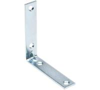 Dzina 2 Inch L-Shape Corner Brace Bracket Plate Zp (50mm X 50mm X 16mm) - 10 Pcs Zinc-Plated Angle Support For Shelves, Furniture