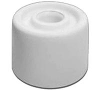 Dzina 2 White 30mm Rubber Door Stops Door/Wall Protectors