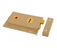 Dzina 4" X 3" Grey Rim Deadlock