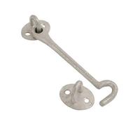 Dzina Cabin Hook Malleable 200mm (8 Inch) Galvanised Pack of 2