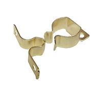Dzina Cupboard Cabinet Gripper Catch, 32mm, Brass Plated, Pack of 10