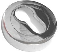 Dzina Escutcheon Euro Profile Polished Chrome Concealed Fix Pack Of 6