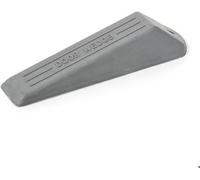 Dzina Grey Rubber Door Stopper - Heavy Duty Anti-Skid Wedge For All Floors, Durable Door Stop For Indoor Use, Pack Of 1