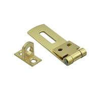 Dzina™ Hasp and Staple 50mm x 15mm (2 Inch) Brass, Pack of 1