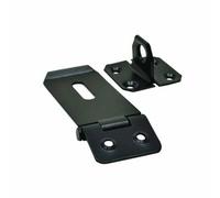 Dzina Hasp And Staple 75mm X 38mm Black, Pack Of 1