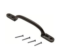 Dzina Hot Bed HandleHot Bed Handle 150mm Black Black Japanned Pack of 4