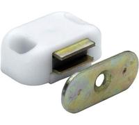 Dzina Magnetic Catches Mini White Premier Assorted Single Plate Pull Strength 30mm X 18mm X 11mm 10 Catches