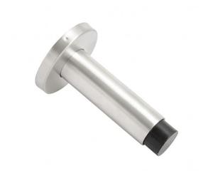 Dzina Projection Door Stop with Rose 90mm Satin Stainless Steel, Pack of 1