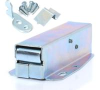 Dzina Push To Open Loft Door Catch, Touch Latch Hatch Lock For Cupboards, Cabinets And Attic Doors, 80mm, 2 Count