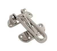 Dzina Security Door Guard Eb Chrome Plated, Pack Of 1