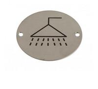 Dzina Shower Door Sign 75mm Screen Printed Sss Pack Of 1