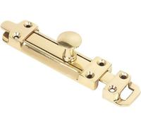 Dzina™ Sliding Surface Door Tower Bolt 200mm X 38mm (8 X 1. 1/2 Inch) Polished Brass Pack Of 1
