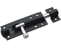 Dzina Steel Sliding Tower Door Bolt 100mm X 40mm (4 Inch) Black Pack Of 1