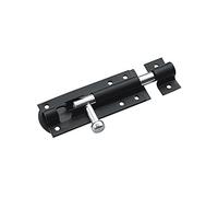 Dzina Steel Sliding Tower Door Bolt 100mm x 40mm (4 Inch) Black Pack of 1