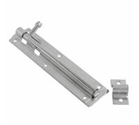 Dzina Steel Sliding Tower Door Bolt 100mm x 40mm (4 Inch) BZP, Pack of 1