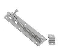 Dzina Steel Sliding Tower Door Bolt 150mm x 40mm (6 Inch) BZP, Pack of 1