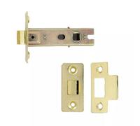 Dzina Tubular Latch Fire Rated Bolt Electro Brass Plated - 127 mm