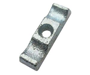 Dzina Turn Button Catch, 50mm (2 Inch), Bright Zinc Plated, Pack of 6