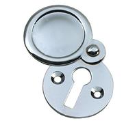 Dzina Victorian Escutcheon Covered 32mm Satin Chrome Pack of 2