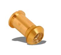 Dzina Wide Angle Door Viewer Spyhole - 160 Degree Brass Door Spy Hole For Front Door Security, Fits 25-40mm Thickness - Pack Of 1