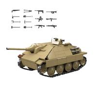 DzirePada Jagdpanzer 38(t) Hetzer Tank Destroyer Building Blocks Set, 702PCS WW2 Military Tank Model Toys, World War II Vehicle Bricks Kit for Boys, Ideas Gifts for Kids Adults and Decor