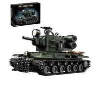 DzirePada KV2 Heavy Duty Tank Building Set, 2235PCS World War II Battle Vehicle Model Toys, STEM Army War Weapons Tanks for Adults Decor, Ideas Gifts for Kids Boys and Collections