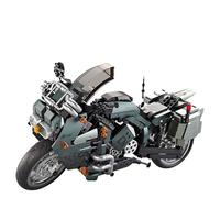 DzirePada Military Motorcycle Building Blocks Kit, 865PCS Explosion Proof Army Vehicle Bricks Toys, Collectible Buildable STEM Motorbike Models, Idea Gift for Teenagers Adults