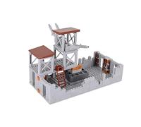 DzirePada Military Scene Fort Building Blocks Set, 267PCS MOC Military War Base Fortress Bunker Model Bricks Kit, Army Architecture Fort Construction Toys, Ideas Gifts for Kids Adults