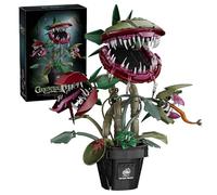 DzirePada Monster Plant Building Blocks Set, 1118PCS Horror Cannibal Botanical Collection Model Toy, Flower-Themed Building Kit for Adults Teens, Unique Home Decor Gifts for Plant Enthusiasts